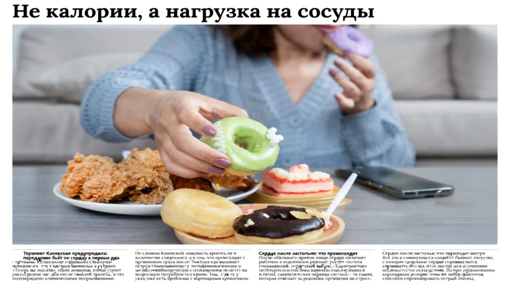 Не калории, а нагрузка на сосуды