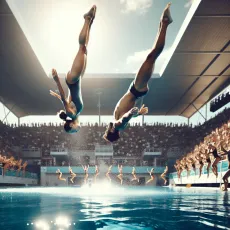 Синхронные прыжки в воду: Искусство и Спорт